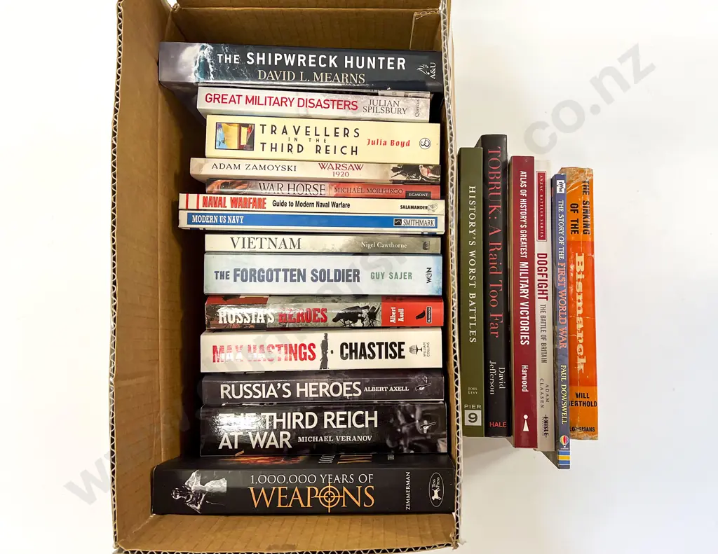 Qty of Assorted War & Military Reference Volumes Image 1++