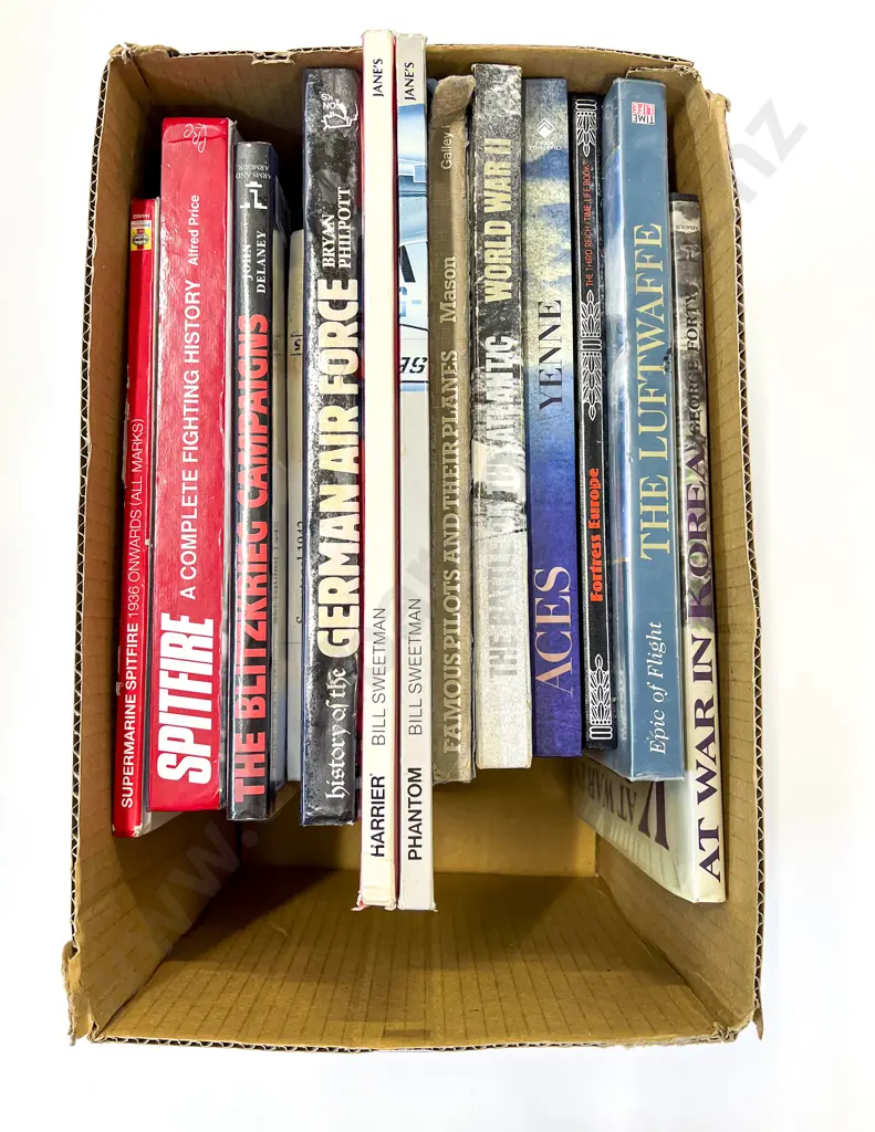 Box of Assorted Military Reference Volumes Image 1++