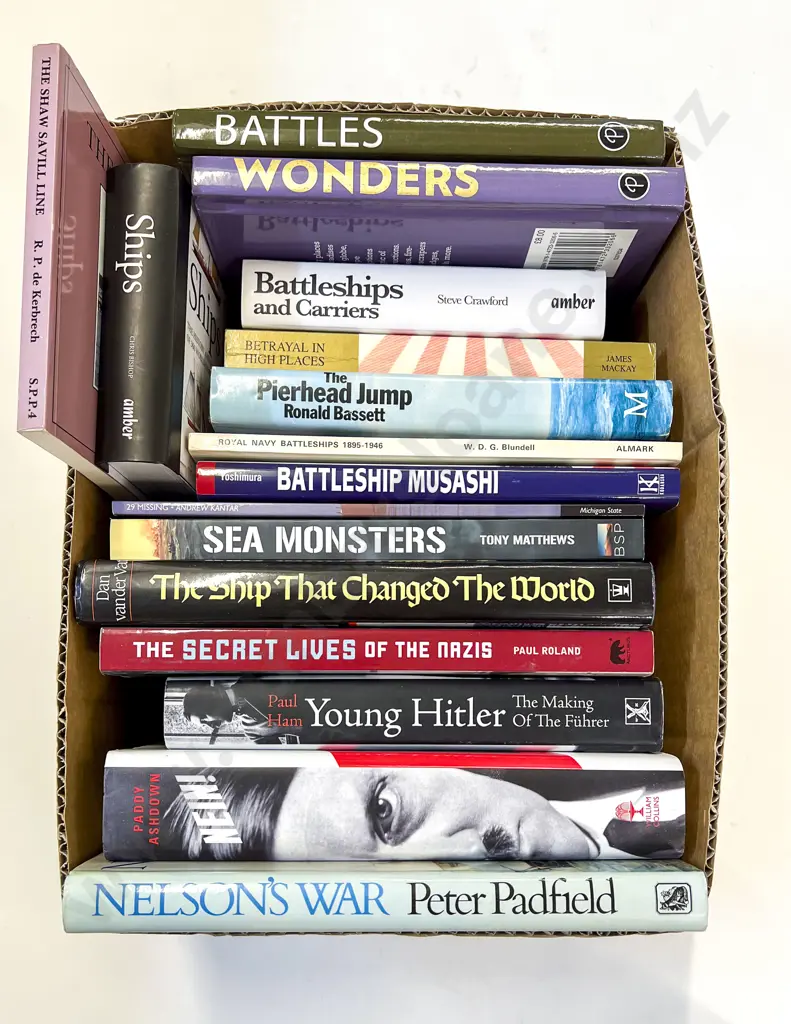 Box of Assorted War Reference Volumes Image 1++