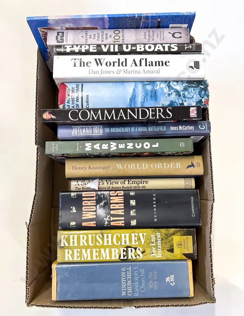 Box of Assorted War Reference Volumes Image 1++