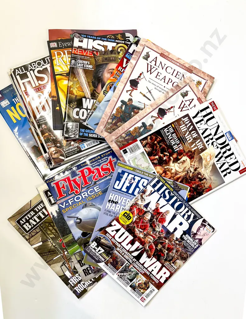 Qty of Assorted War History Magazines Etc Image 1++