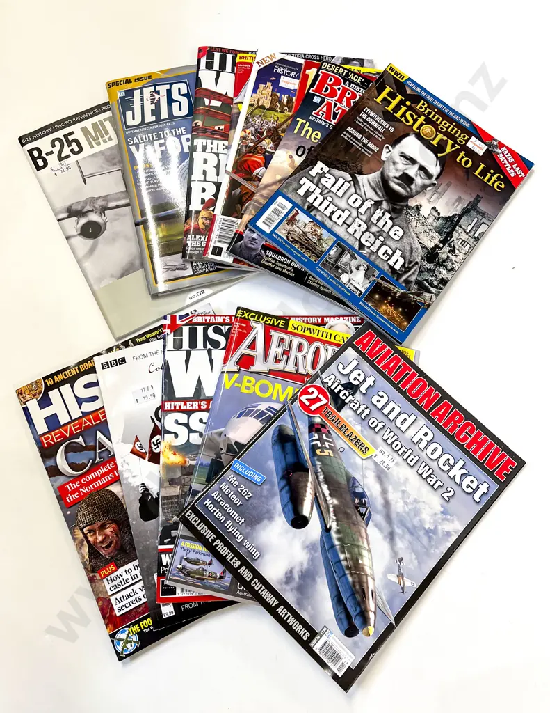 Qty of Assorted War History Magazines Etc Image 1++
