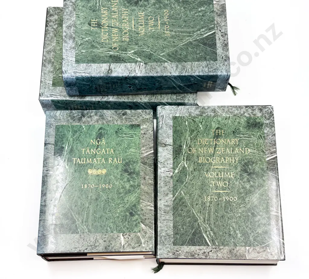 The Dictionary of NZ Biography Vol 1&2 Together with Three Others Image 1++