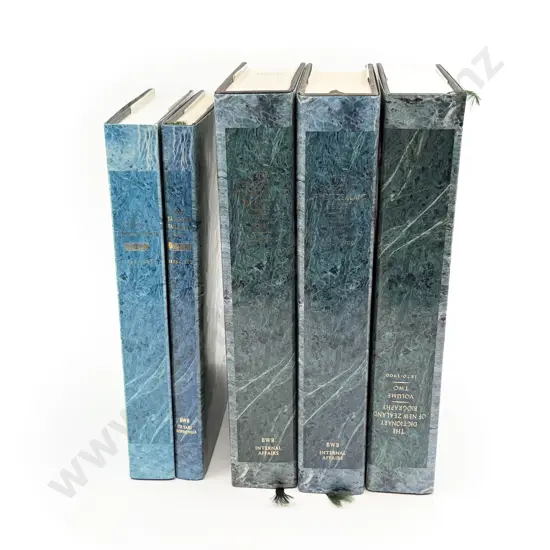 The Dictionary of NZ Biography Vol 1&2 Together with Three Others