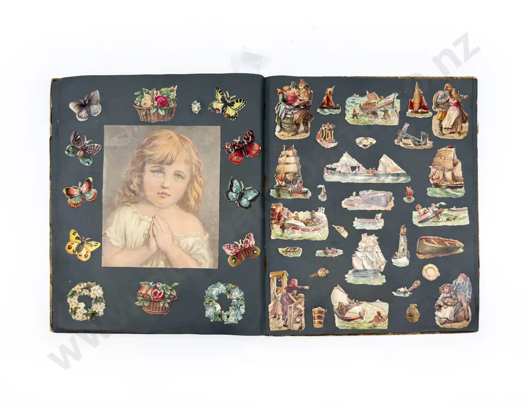 Vintage Scrap Album Image 1++