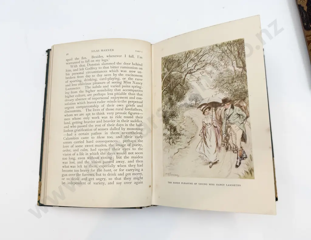 "Silas Marner"  by George Eliot (Illustrated) together with "Poets Wit and Humor" Image 1++