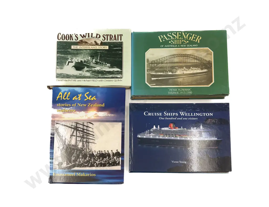 Four Assorted NZ Nautical History Reference Volumes Image 1++
