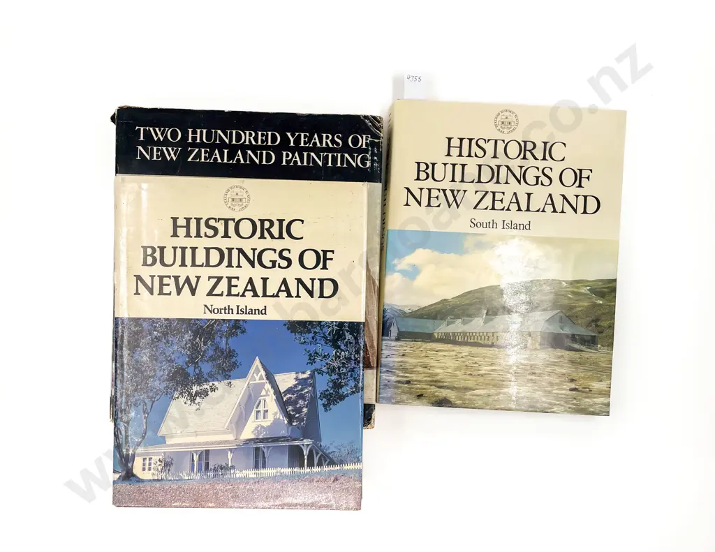 Historic Buildings of NZ - North and South Island (2) Together with Two Hundred Years of NZ Painting Image 1++