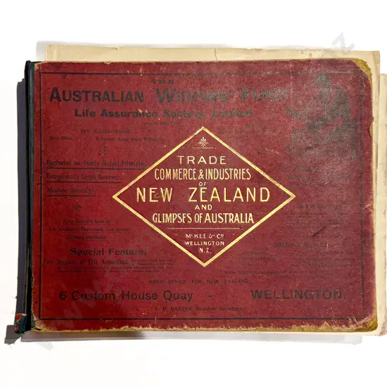 Trade Commerce & Industries of NZ and Glimpses of Australia