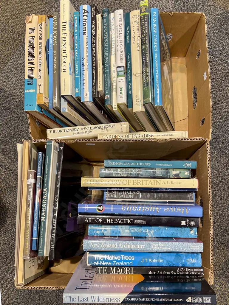Two Boxes of Assorted Including Mostly Garden Reference Image 1++