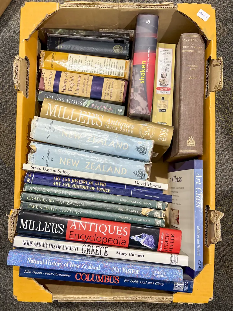 Box Qty of Assorted Books Image 1++