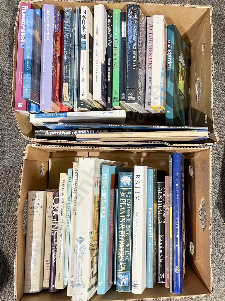 Two Boxes of Assorted Books Image 1++