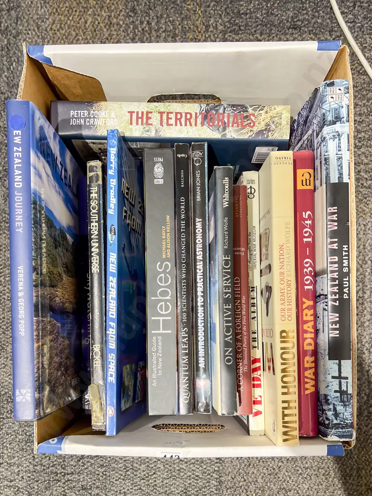 Box of Assorted Books Image 1++