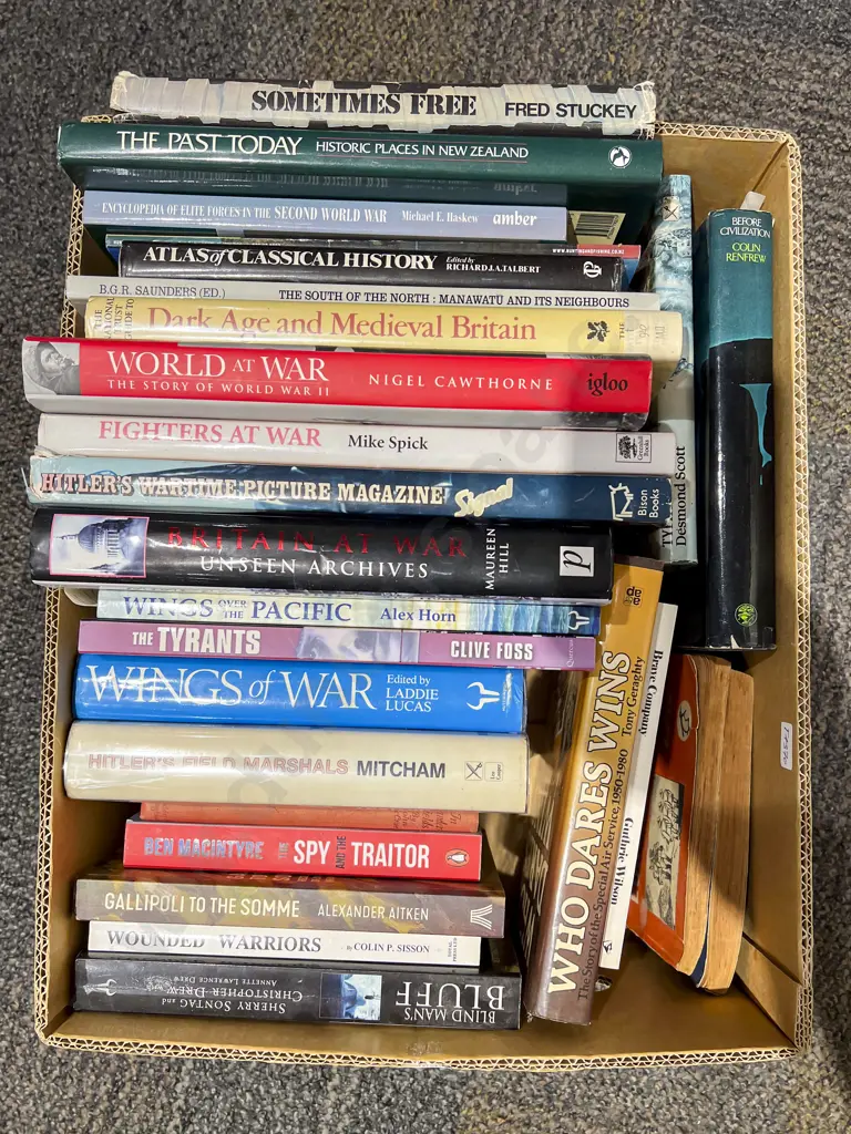 Box Qty of Assorted Books Image 1++
