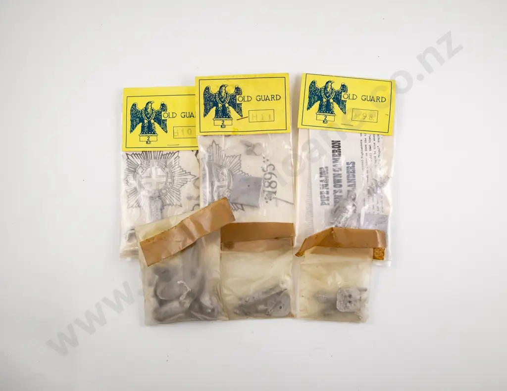 Ten Boxed Mixed Manufacture White Metal Assorted Soldier Casting Kits Image 1++