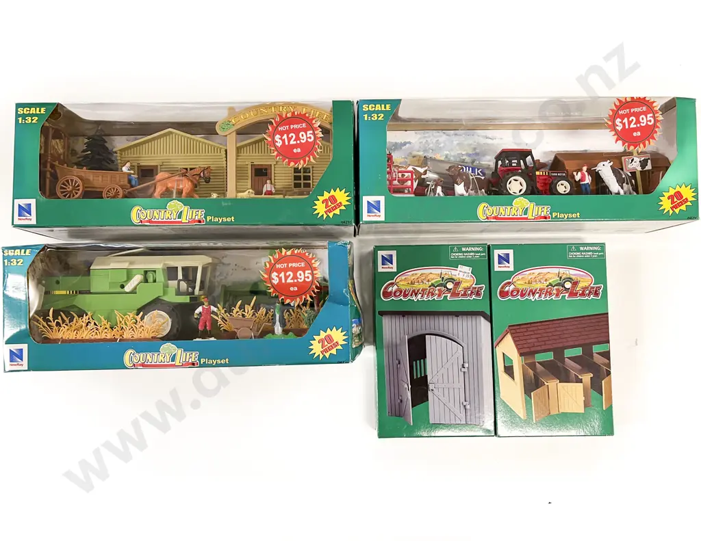 Newray Five Boxed Country Life Models Image 1++