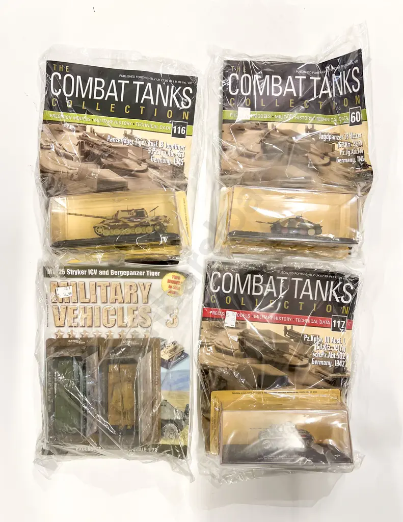 Packeted Magazine Issue Assorted Military and Car Vehicle Models (14) Image 1++