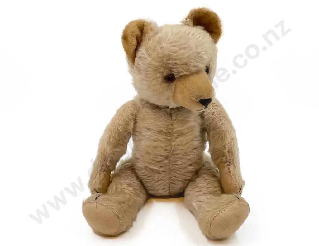 Vintage Unmarked Steiff Straw Filled Teddy Bear 44cm Image 1++