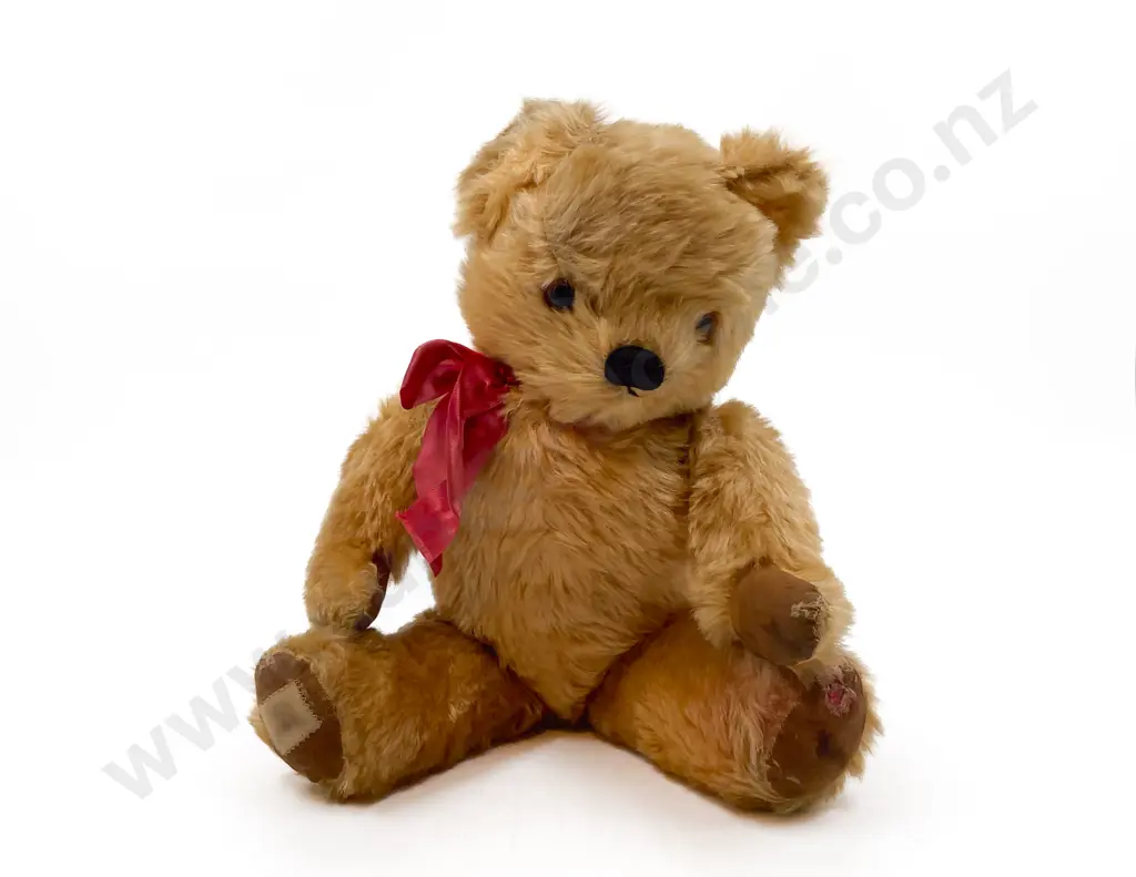 Vintage Chad Valley Teddy Bear faded label to paw 40cm Image 1++