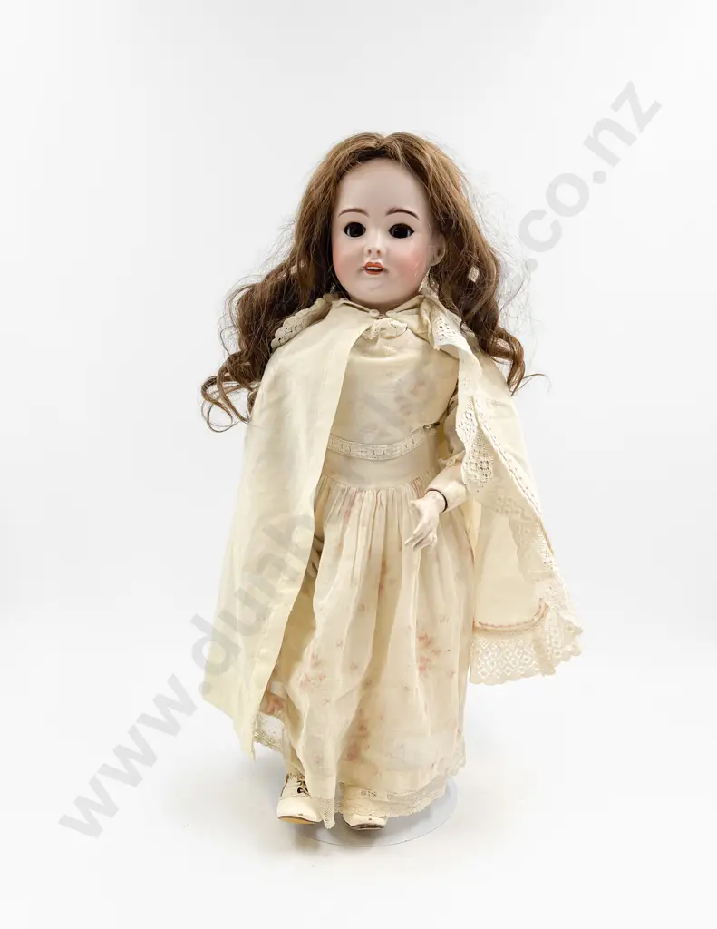 SFBJ Bisque Doll with three hand crafted character dolls all with some faults Image 1++
