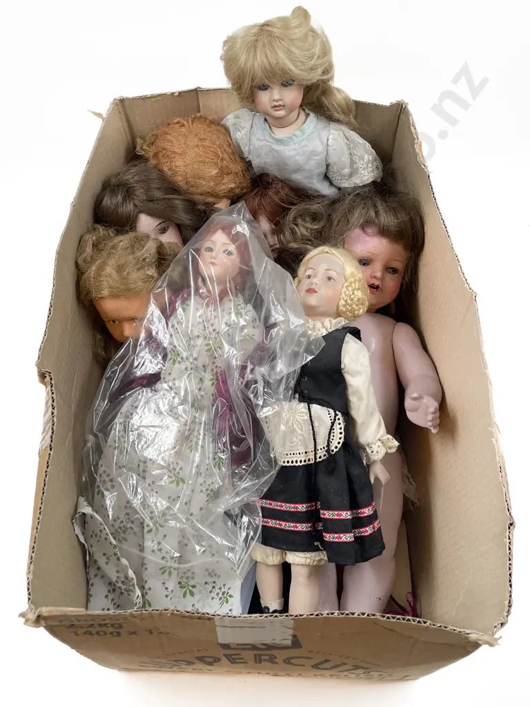 New and Old Bisque and Vintage Composition Dolls suitable for parts or restoration Image 1++