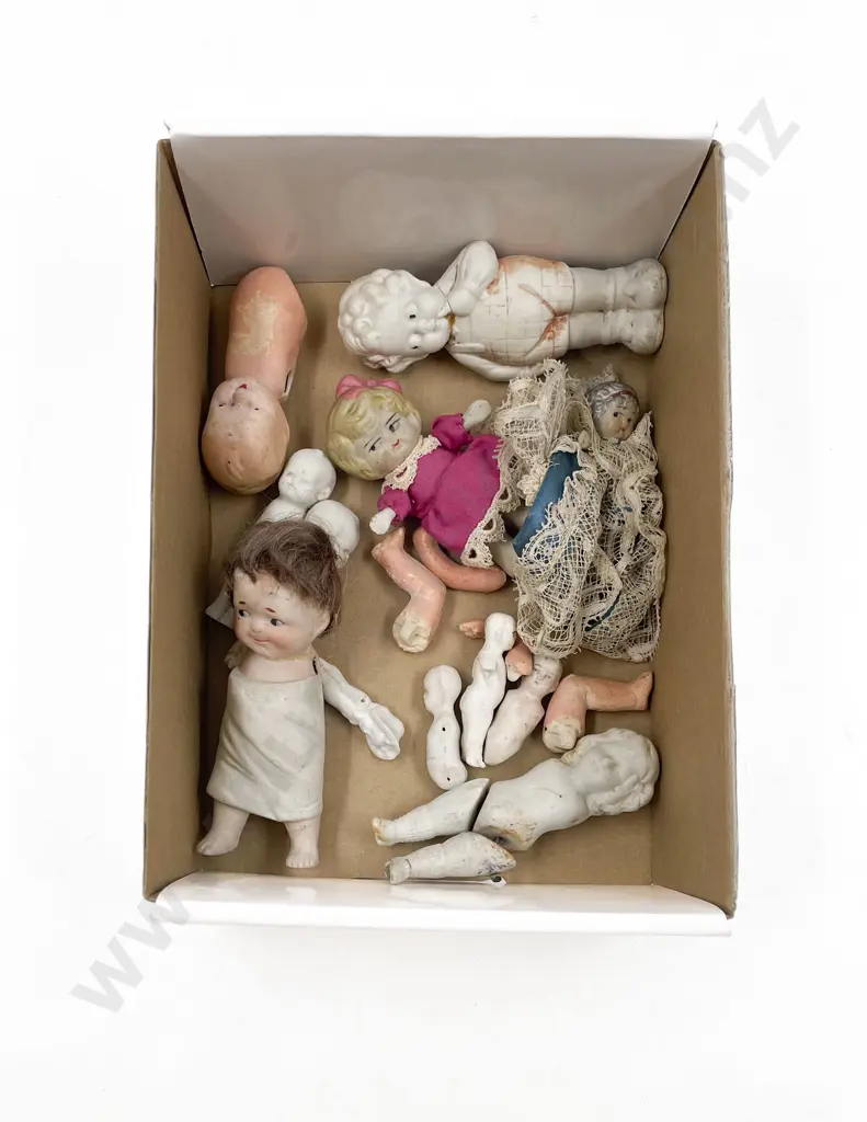 New and Old Bisque and Vintage Composition Dolls suitable for parts or restoration Image 1++