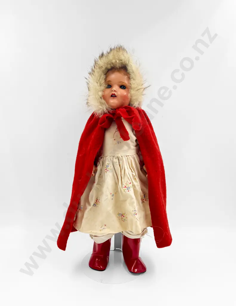 German All Composition Doll and AM Baby Image 1++