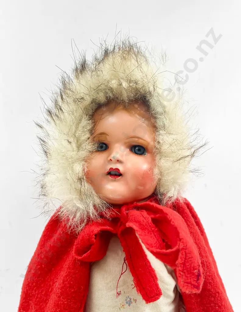 German All Composition Doll and AM Baby Image 1++