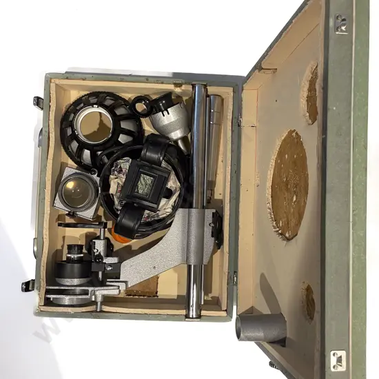 Cased Photo Enlarger together with Boxed "Photax" Print Dryer & Glazer