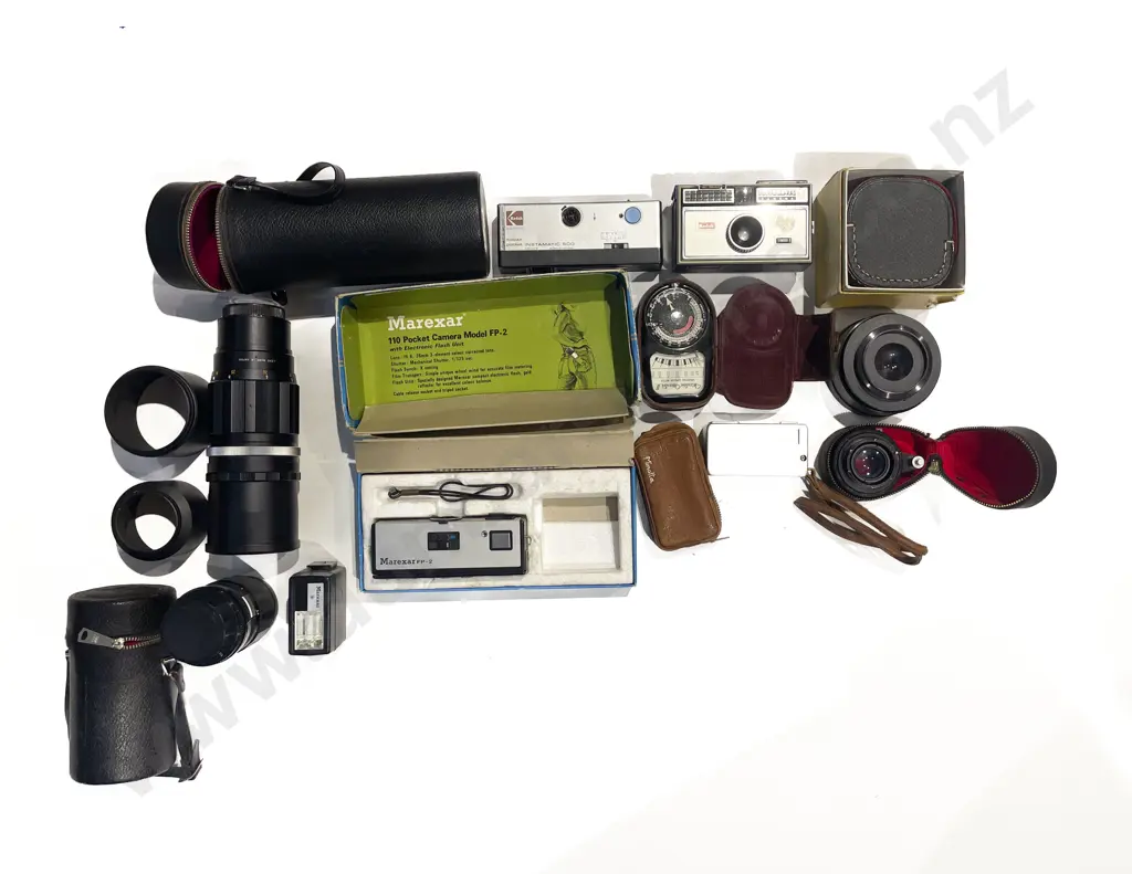 Qty of Assorted Vintage Cameras and Accessories Image 1++