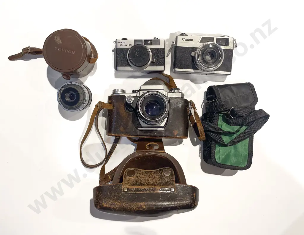Qty of Assorted Vintage Cameras and Accessories Image 1++