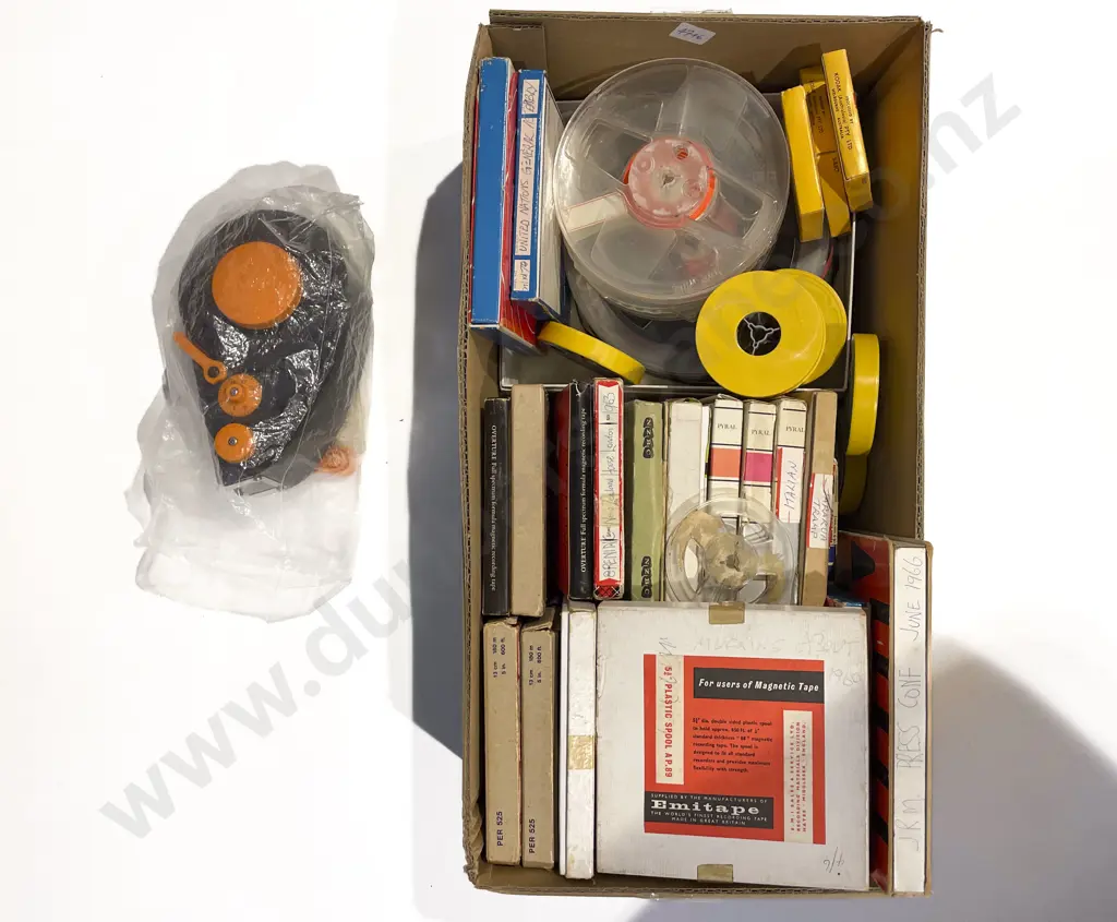 Boxed Film Editor with Large Qty of Assorted Boxed Reels Etc Image 1++