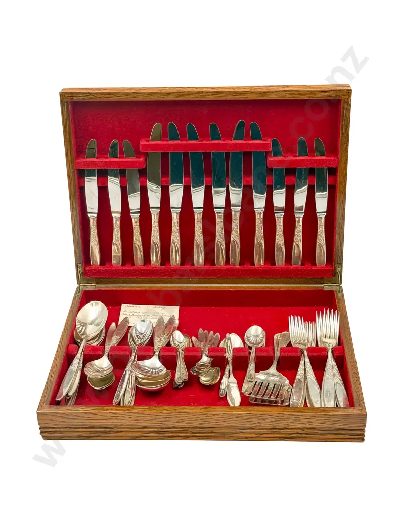 Canteen of Assorted S/P Cutlery Together with Various Other S/P Image 1++