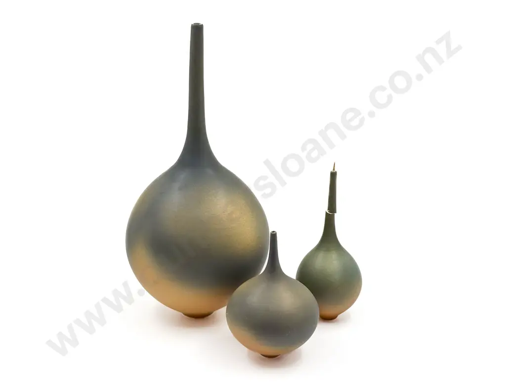 Three Peter Collis Vases (one A/F) Image 1++