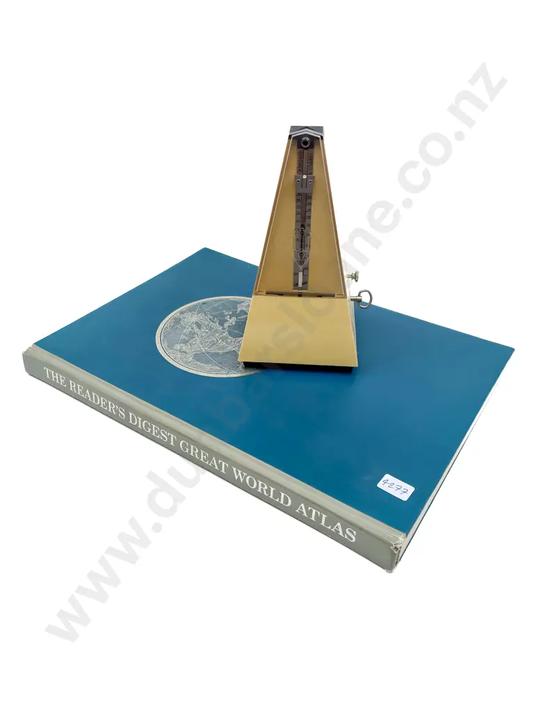 Bakelite Metronome And Encyclopedia Image 1++