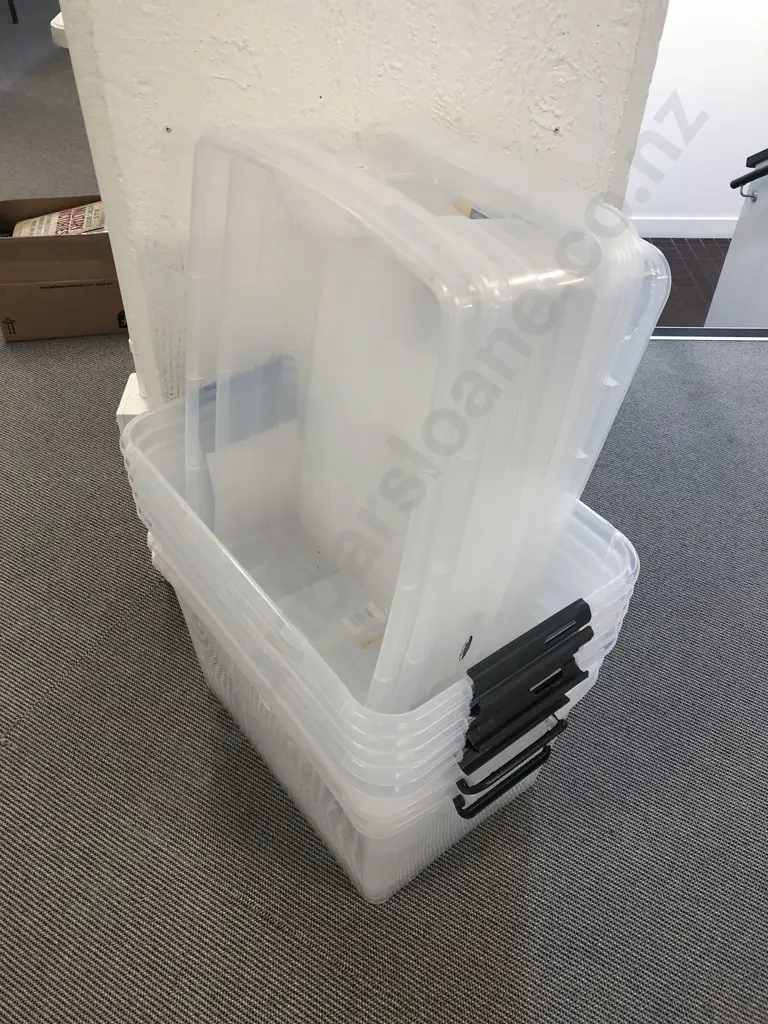 Qty of Assorted Storage Tubs Image 1++
