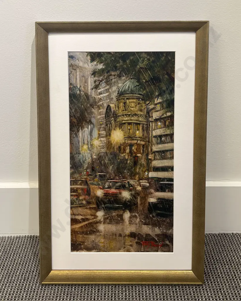 Jacky Pearson - Cityscape - Mixed Media on Board Image 1++