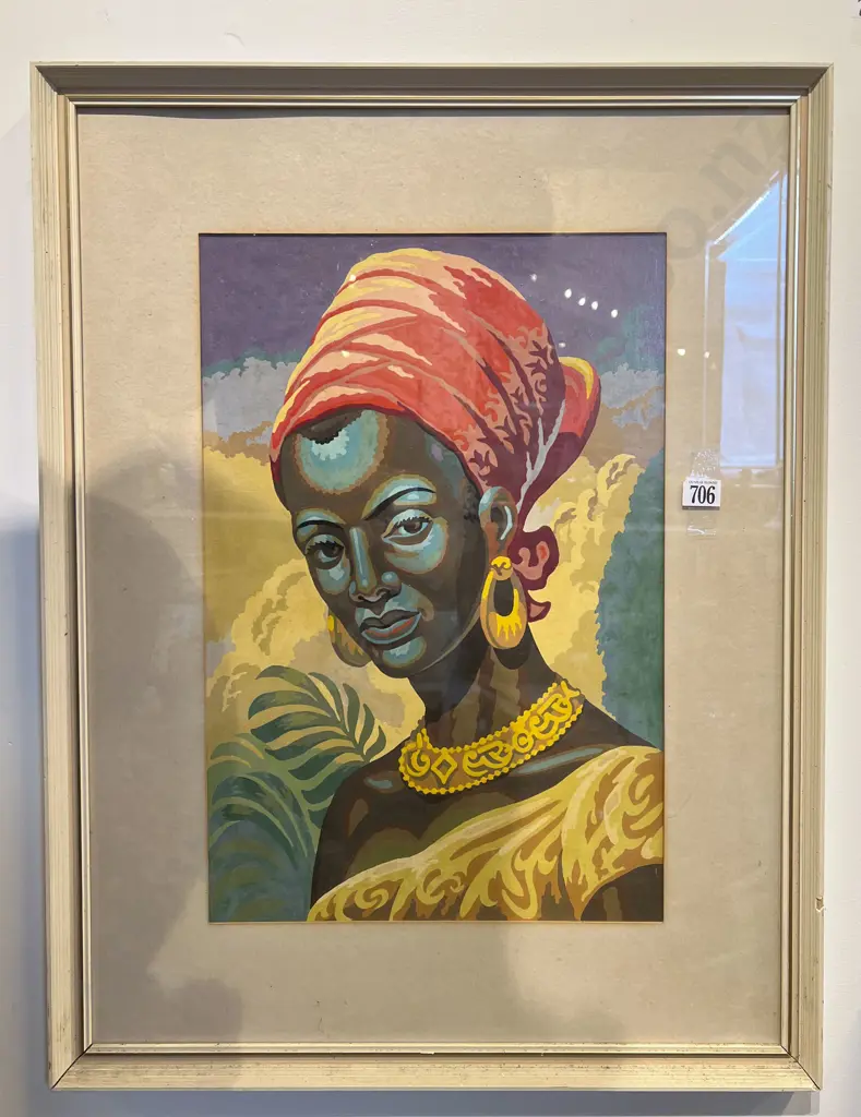 Unsigned Figural Study in the Style of Tretchikoff Image 1++