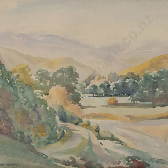 Roland Hipkins (1894 - 1951) - Near Eskdale Hawkes Bay