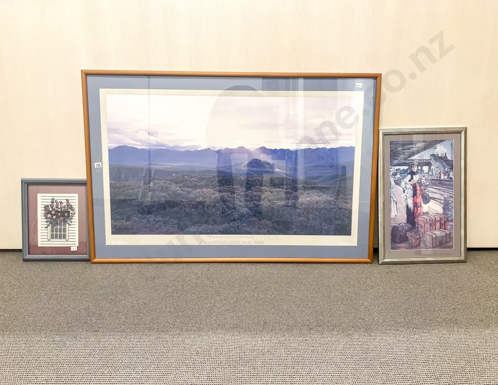 Six Assorted Framed Prints Image 1++