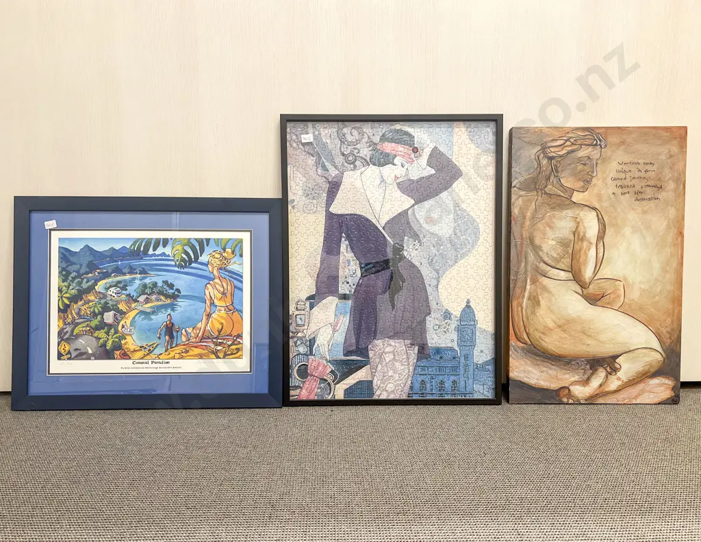 Six Assorted Framed Prints Image 1++