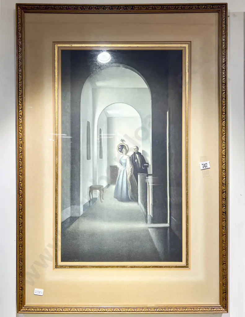 L Campbell Taylor - The Corridor - Vintage Print Image 1++