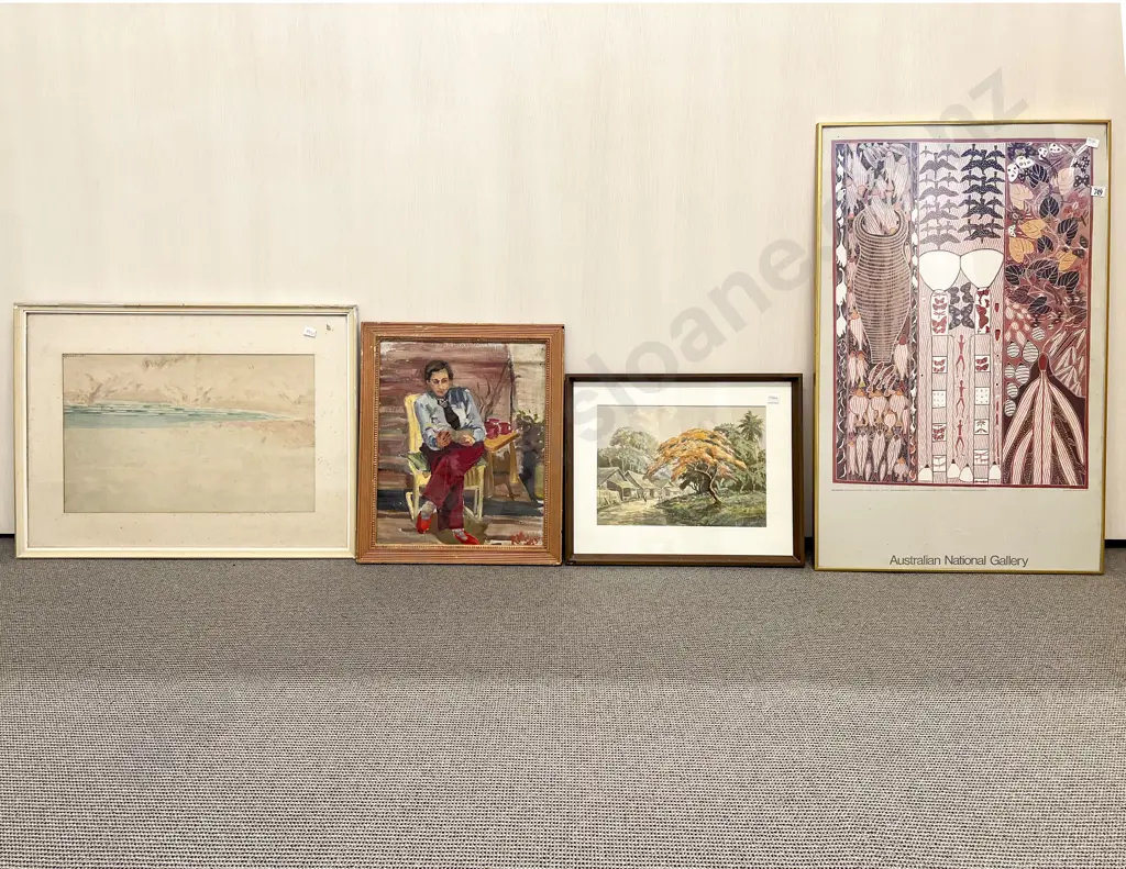 Four Assorted Prints & Originals Image 1++