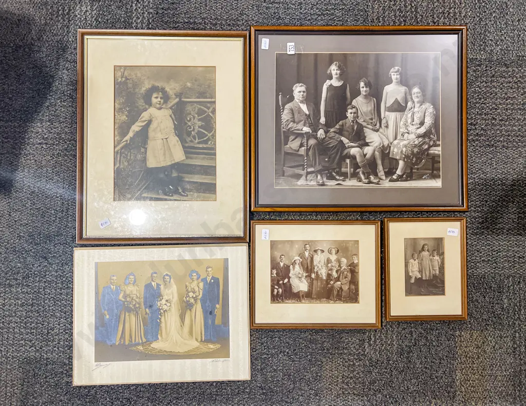 Quantity of Assorted Black & White Family Photographs Image 1++