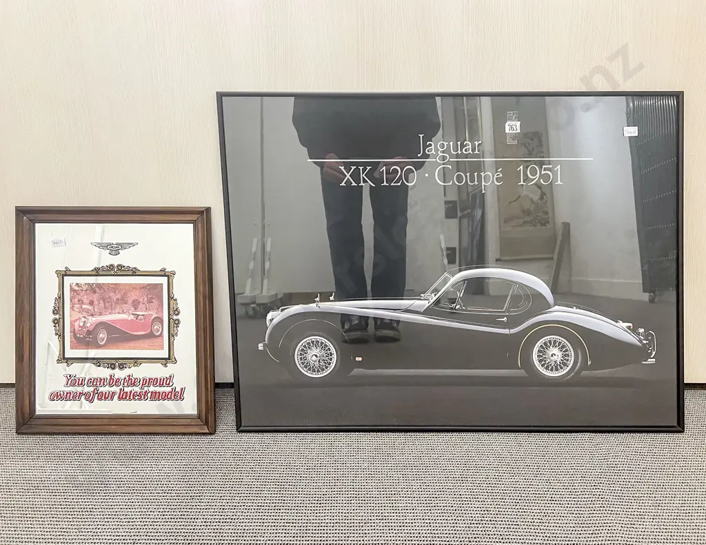 Jaguar Mirrored Advertising Print & Other Image 1++