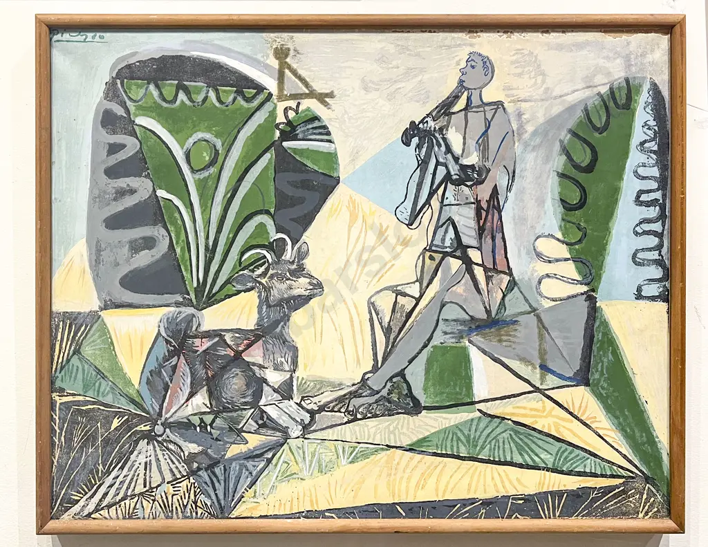 Picasso Reproduction Print Laid on Canvas Image 1++