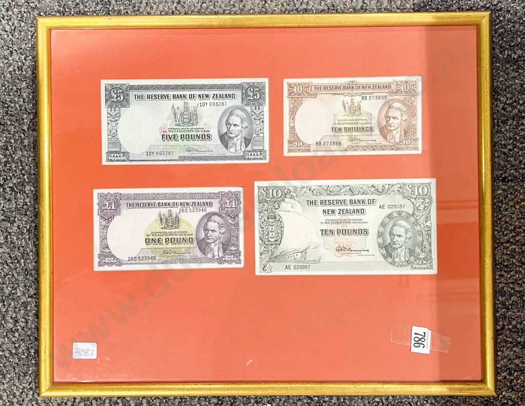 Reserve Bank of NZ Banknote Display Image 1++
