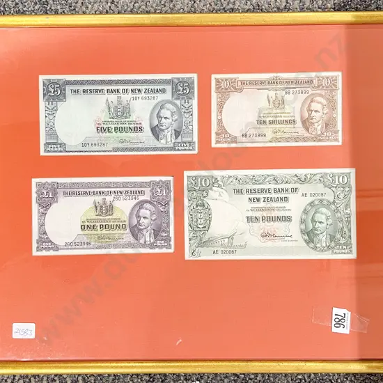 Reserve Bank of NZ Banknote Display