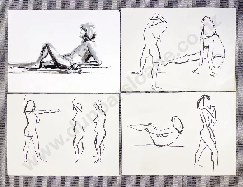 Les Finch - Seven Assorted Nude Studies Image 1++