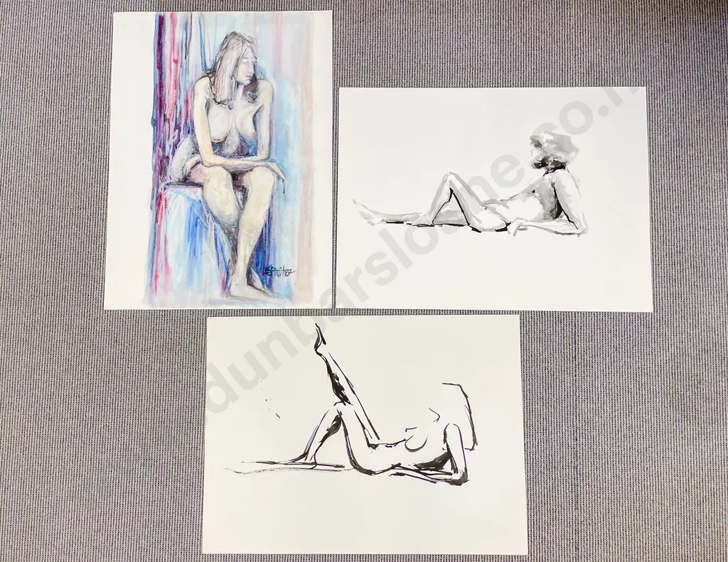 Les Finch - Seven Assorted Nude Studies Image 1++
